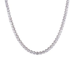 HX 114 diamond line necklet
