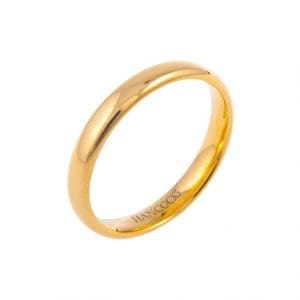 Yellow gold ring