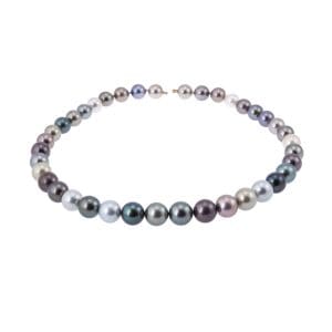 Black-tahitian-pearl-necklet-10-13mm