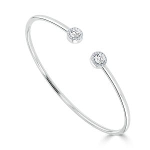 Diamond set bangle