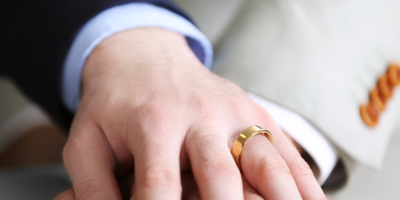 His and his wedding rings Manchester