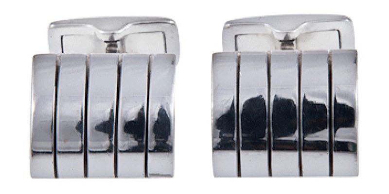 18ct White Gold Cufflinks