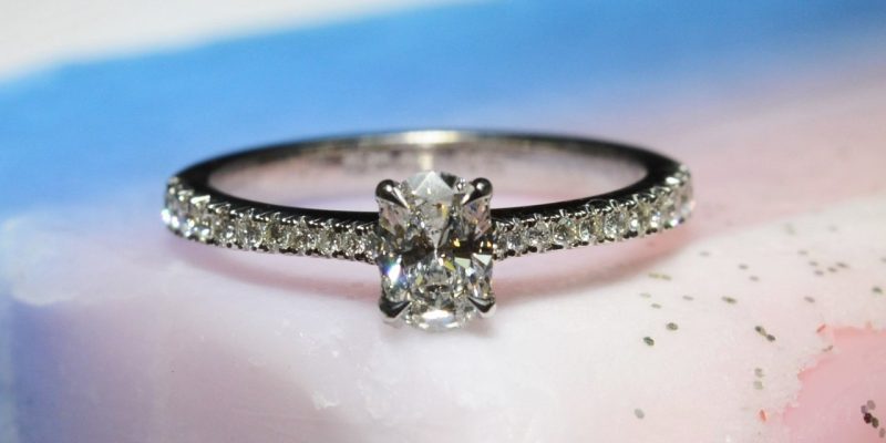 oval cut diamond engagement ring hancocks jewellers manchester