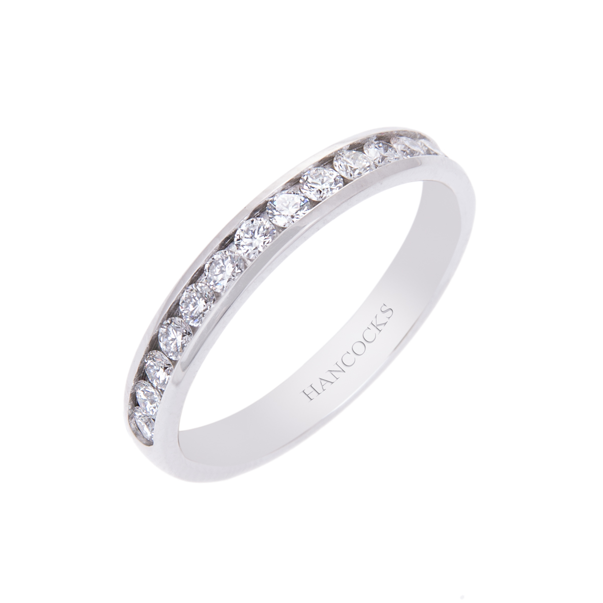 ladies diamond set wedding band H1910 85