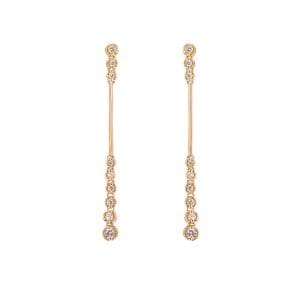 diamond drop earrings